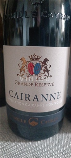 Valle del Ródano Cairanne Famille Cayran Grande Réserve 2023