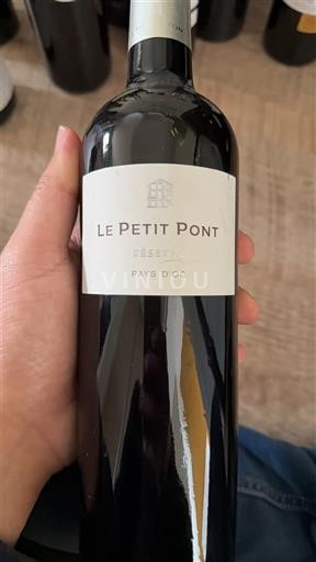 Languedoc-Roussillon Pays d'Oc Le Petit Pont Réserve 2017
