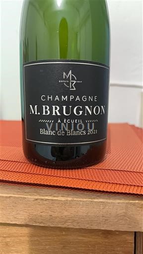 Champaña Champán M. Brugnons Blanc de Blancs 2021