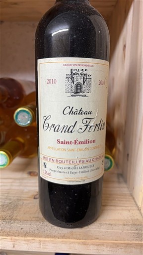 Bordeaux Saint-Émilion Château Grand Fortin 2010