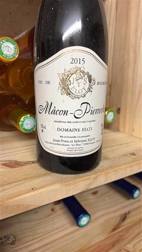 Bourgondië Mâcon en mâcon-dorpen Domaine Eloy 2015