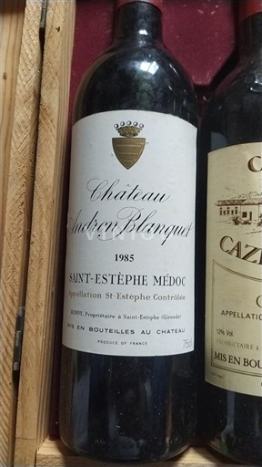Bordeaux Saint-Estèphe Château Andron Blanquet 1985