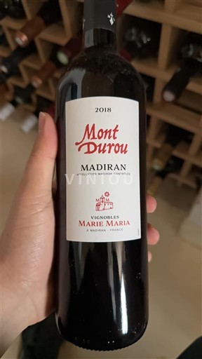 Southwest Madiran Vignobles Marie Maria Mont Durou 2018