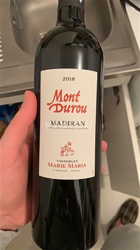 Tây Nam Madiran Vignobles Marie Maria Mont Durou 2018