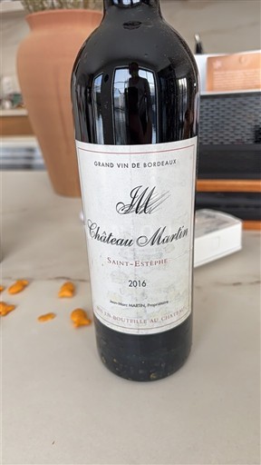 Бордо Сен-Естеф Château Martin 2016