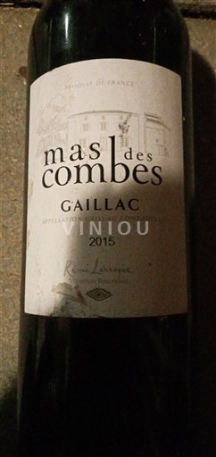 Zuidwest-Frankrijk Gaillac Mas des Combes 2015