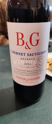 Languedoc Nespecifikováno Barton & Guestier Cabernet Sauvignon Réserve 2022