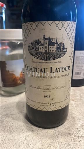 Bordeaux Bordeaux Supérieur Château Latour 1975
