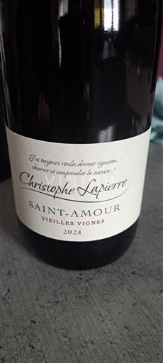 Божоље Saint-Amour Christophe Lapierre Vieilles Vignes 2024