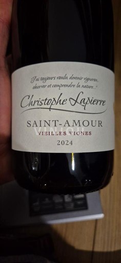 Beaujolais Thánh Tình Yêu Christophe Lapierre Vieilles Vignes 2024