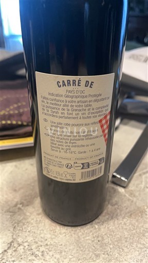 Languedoc-Roussillon Pays d'Oc Carré de Non-Vintage