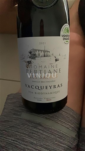 Rona dolina Vacqueyras Domaine Pertiane Les Safres 2021