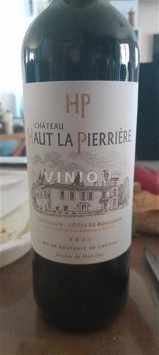 Bordeaux Castillon-Côtes-de-Bordeaux Château Haut La Pierrière 2021