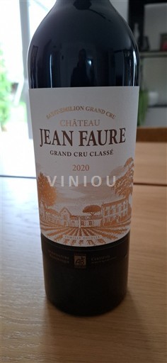 Burdeos Saint-Émilion Gran Cru Grand Cru Château Jean Faure 2020