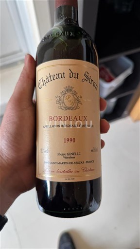 Bordeaux Château Siron 1990