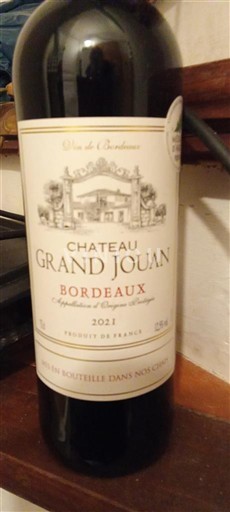 Bordeaux Château Grand Jouan 2021