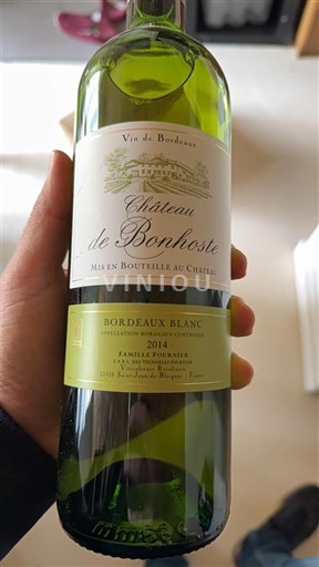 Bordeaux Bordeaux valkoviini Château Bonhoste 2014