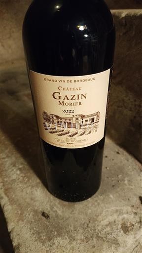 Bordeaux Côtes-de-Bourg Château Gazin Morier 2022
