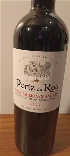 Bordeaux Saint-Émilion Grand Cru Grand Cru Porte du Roy 2022