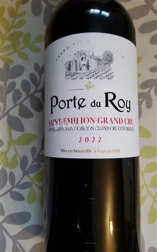 Bordeaux Saint-Émilion Grand Cru Grand Cru Porte du Roy 2022