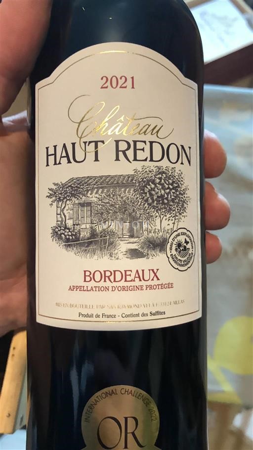 Bordeaux Château Haut Redon 2021
