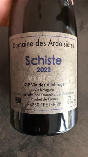Alpes et pays Rhodaniens Vins des Allobroges Domaine Des Ardoisières Schiste 2022