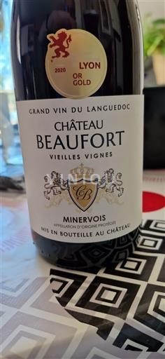 Langvedok Minervois Château Beaufort Vieilles Vignes 2020