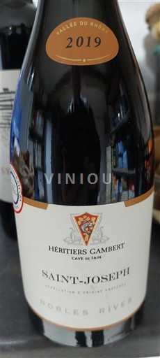 Valle del Ródano Saint-Joseph Héritiers Gambert - cave de Tain Saint Joseph - Nobles rives 2019