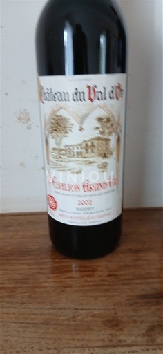 Burdeos Saint-Émilion Gran Cru Grand Cru Château Val Or 2002
