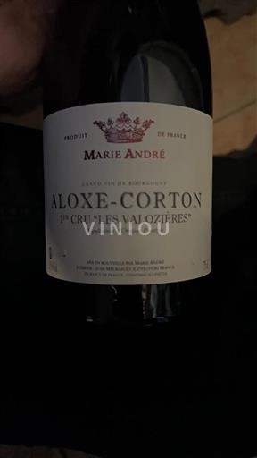 Burgund Aloxe-Corton Premier Cru Marie André Les Valozières Ohne Jahrgang