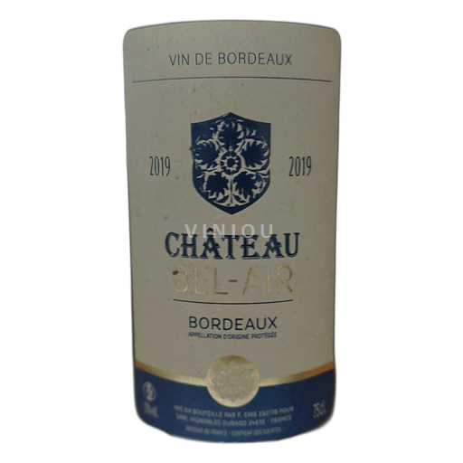 Bordeaux Château Haut Bel-Air 2019