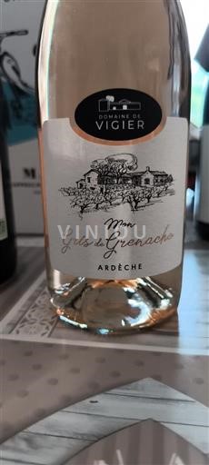 Alpy a Rhonské oblasti Ardèche Domaine Vigier Mon Gris de Grenache 2024