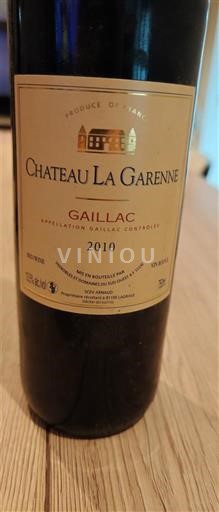 Sydväst Gaillac Château La Garenne 2010