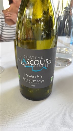 Languedoc Pic-saint-loup Château Lascours L'ambroisie 2022