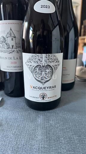 Rhônedalen Vacqueyras Laurent Brotte 2023
