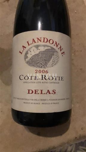 Rhône-dalen Côte-rôtie Delas La Landonne 2006