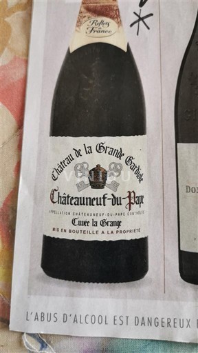 Vallée du Rhône Châteauneuf-du-pape Château La Grande Gardiole La Grange 2023