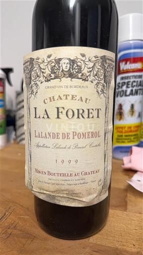 Bordeaux Lalande-de-Pomerol Château La Foret 1999