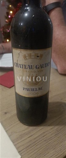 Bordeaux Pauillac Château Gaudin 2006