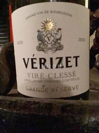 Borgogna Viré-clessé Vérizet Grande Réserve 2020