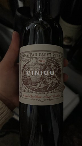 Bordeaux Saint-Émilion Grand Cru Grand Cru Château Cadet-Piola 2006