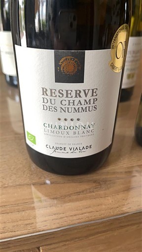 Languedoc Limoux Claude Vialade Reserve du Champ des Nummus 2023