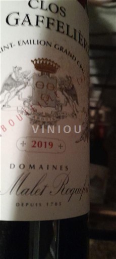 Bordeaux Saint-Émilion Grand Cru Clos La Gaffelière 2019