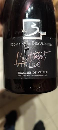 Valle del Rodano Beaumes de Venise Domaine Beaumalric L'Extrait 2014