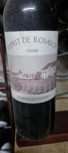 Bordeaux Lalande-de-Pomerol Esprit de Rosalcy 2006