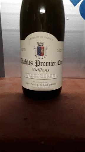 Бургундія Chablis Premier Cru Jean-Paul & Benoît Droin Vaillons 2023