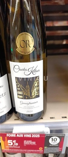 Alsasko Gewürztraminer Grand Cru Charles Klinger Gewurztraminer 2024