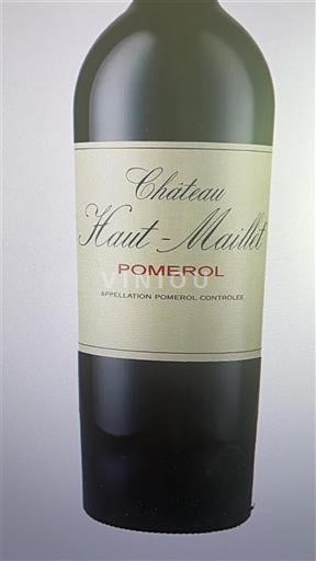 Bordeaux Pomerol Château Haut-Maillet Neročník