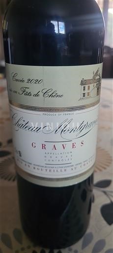 Bordeaux Graves Château Montgravier Fûts de Chêne 2020