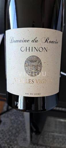 Thung lũng sông Loire Chinon Domaine Roncée vieilles vigne Không niên vụ